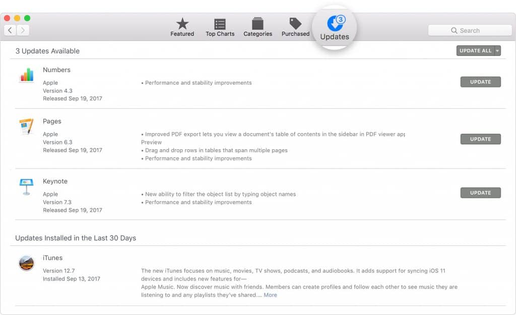 how long does apple allow mac updates for 2014