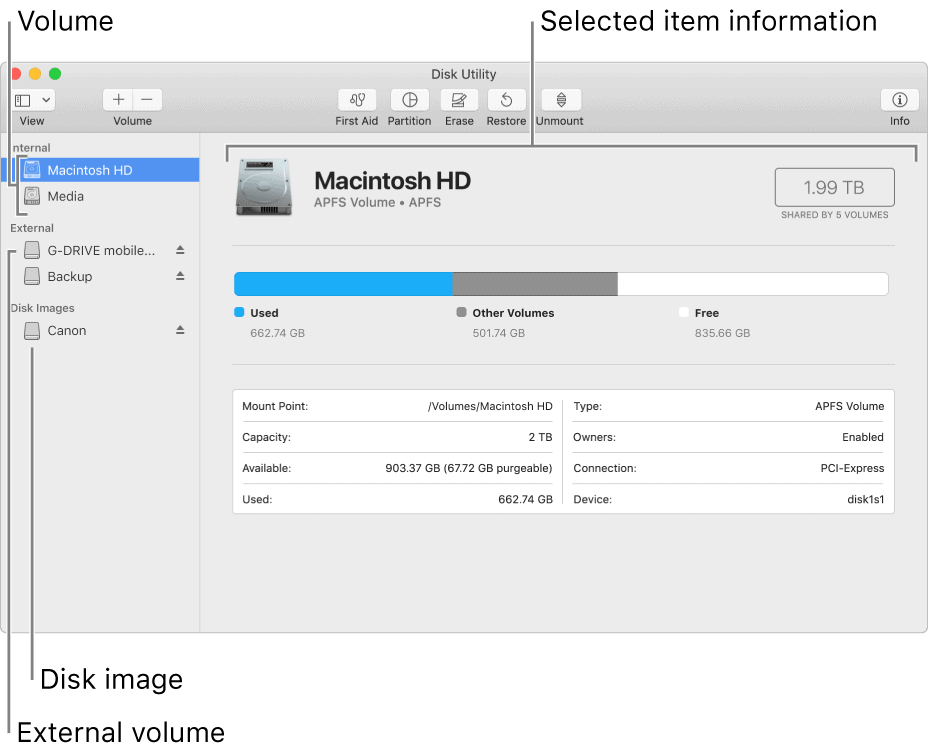 install macOS disk utility